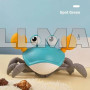 Игрушка краб интерактивный Cartoon Crab HX155C со звуковыми и световыми эффектами